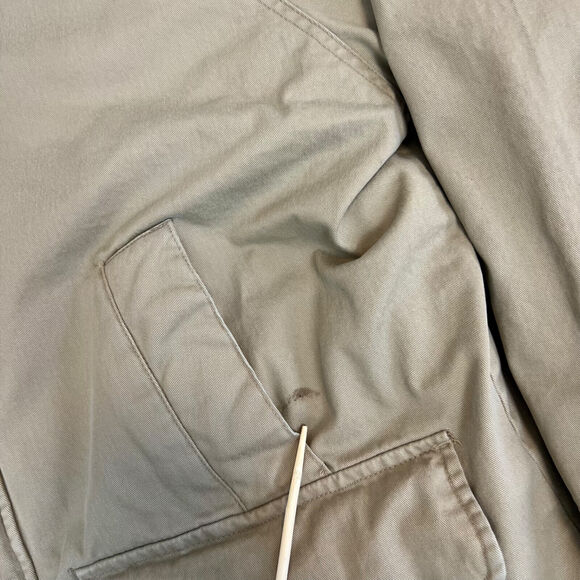 VTG Aberdeen Jacket Mens XL Tan Chore Coat Barn Outdoors Field Flannel Lined - Picture 2 of 16